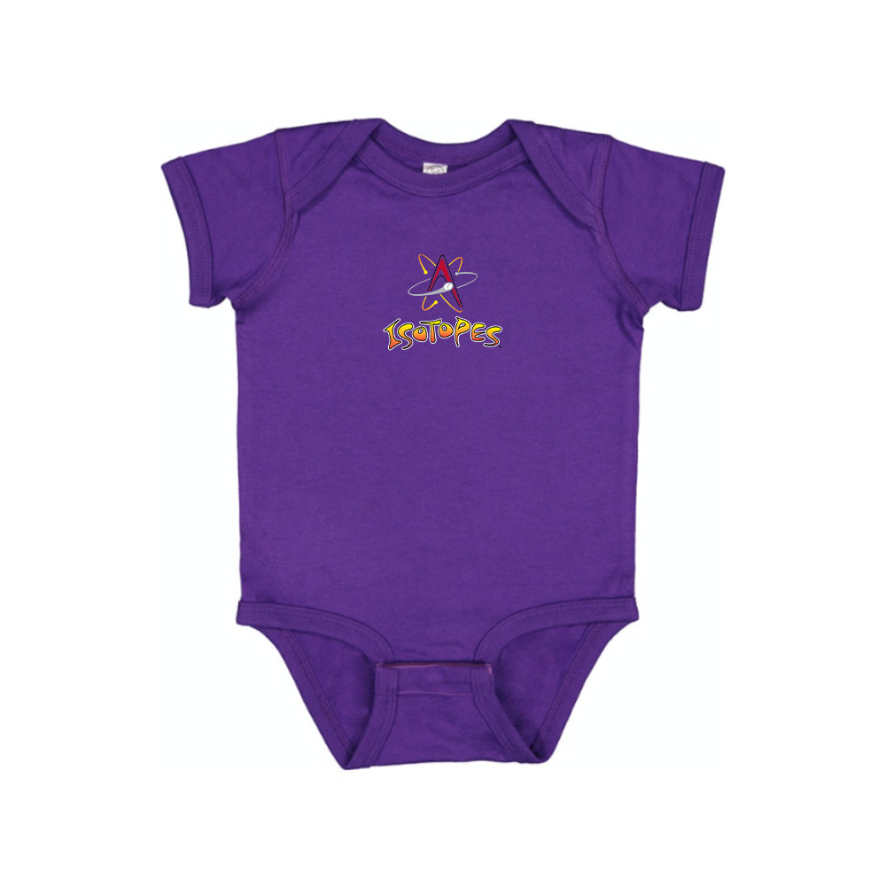 Albuquerque Isotopes Logo Baby Romper Onesie