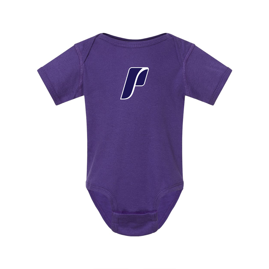 Portland Pilots Logo  Rabbit Skins Infant Baby Rib Bodysuit