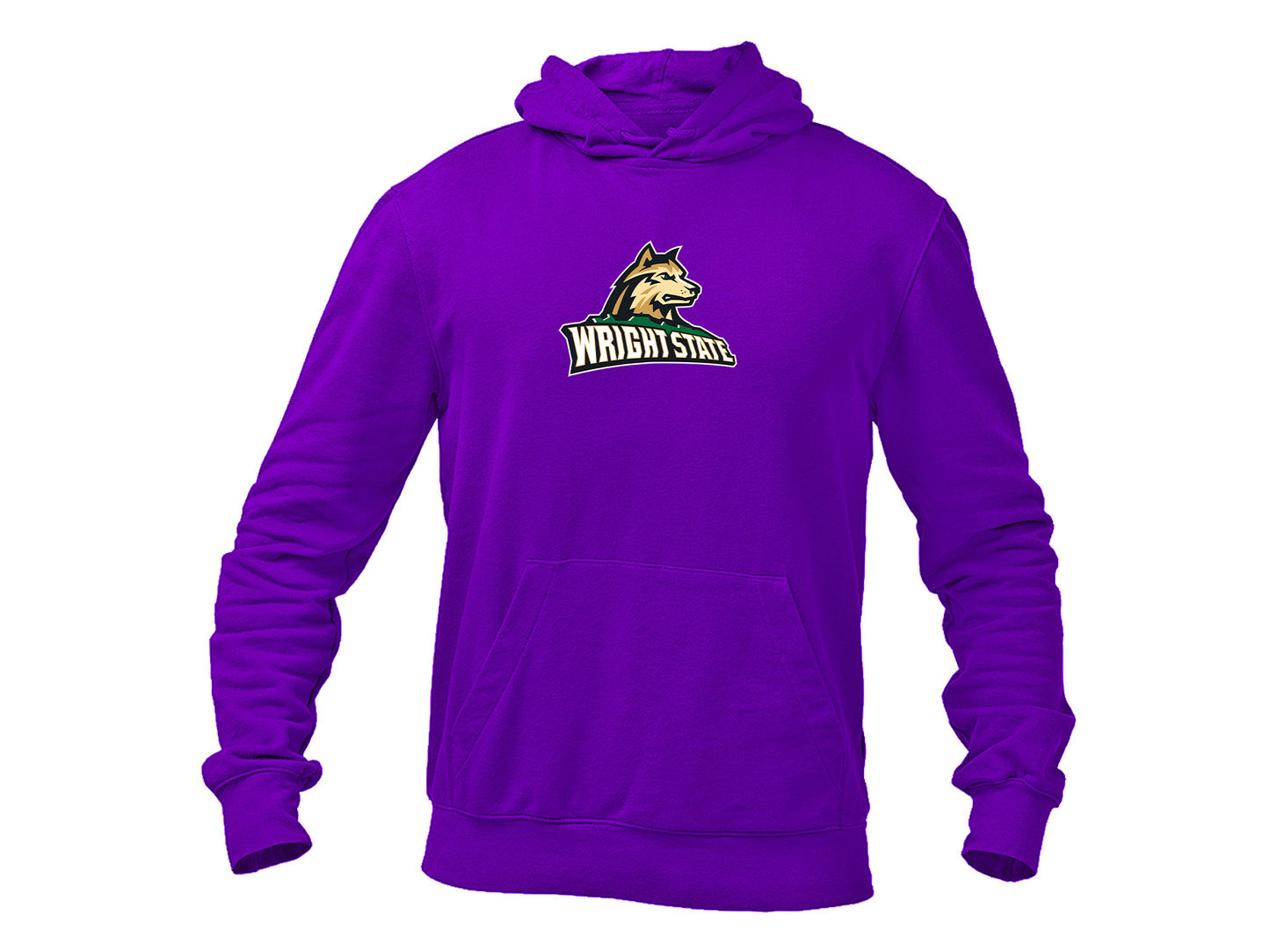 Men's Wright State Raiders Gildan  Heavy Blend Hooded Sweatshirt