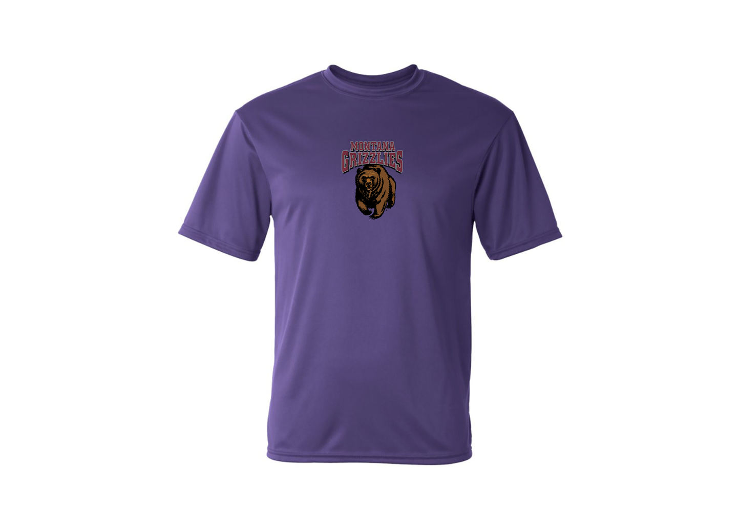 Men's Montana Grizzliesl Polyester T-Shirt