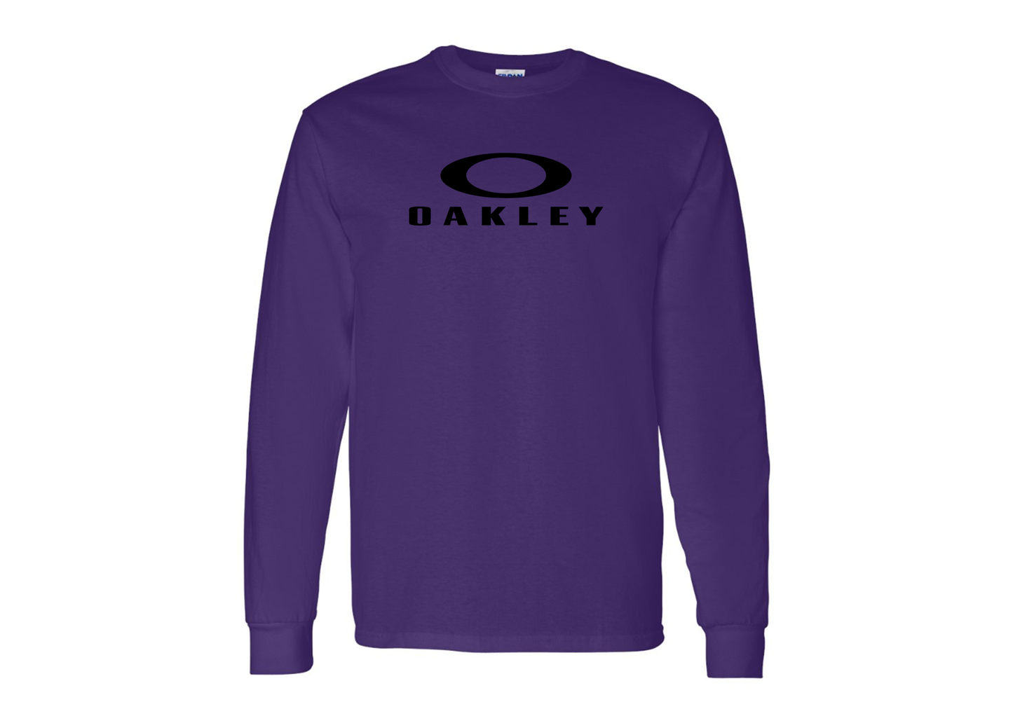 Men's Oakley Logo Gildan Heavy Cotton Long Sleeve T-Shirt