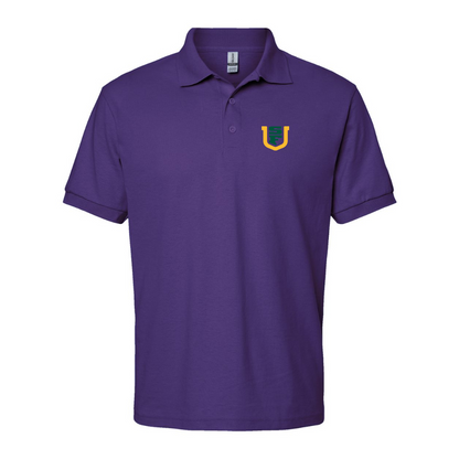 Men's San Francisco Dons Logo Gildan Dry Blend Jersey Polo