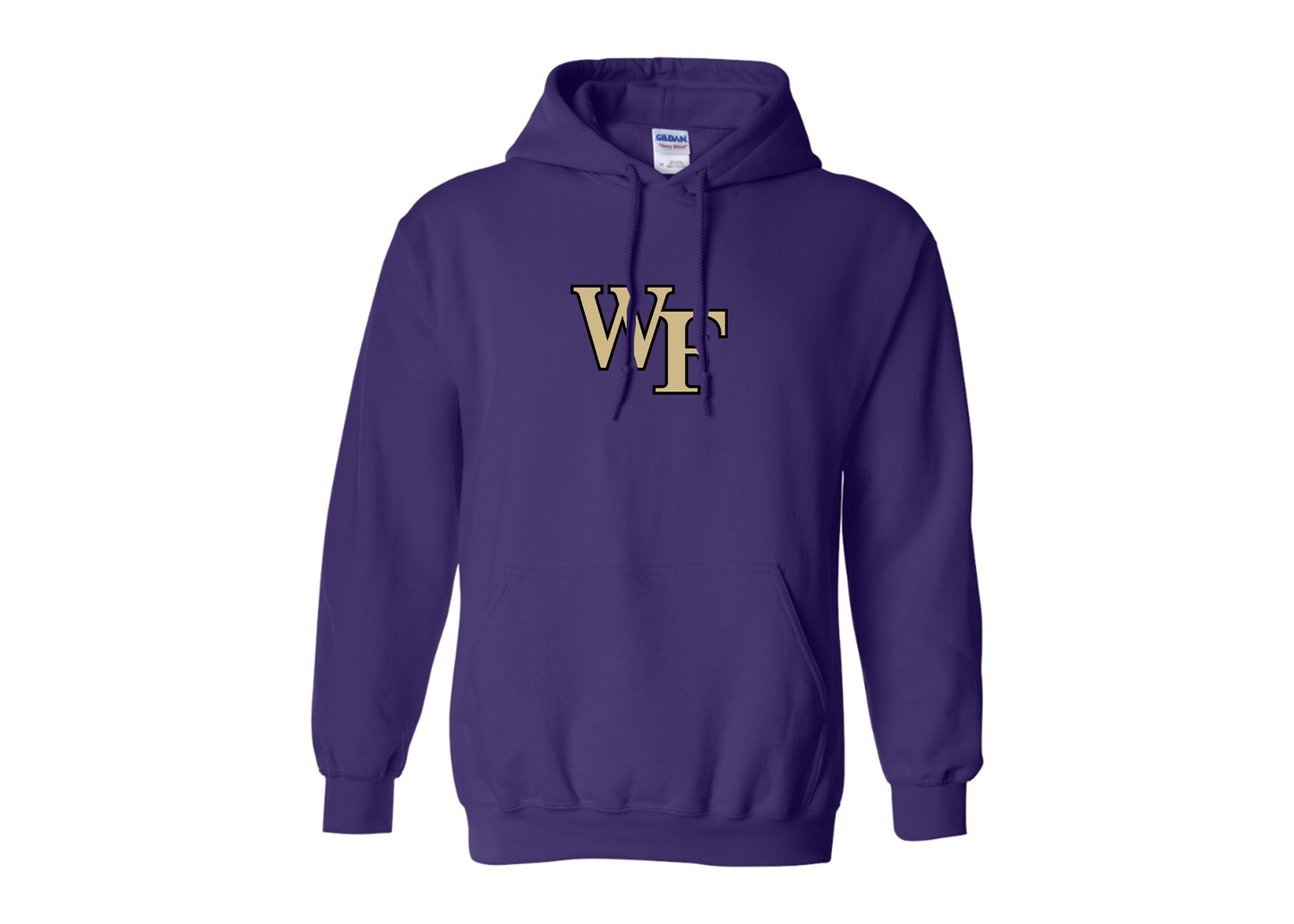 Men's Wake Forest Demon Deacons Gildan  Heavy Blend Hooded Sweatshirt