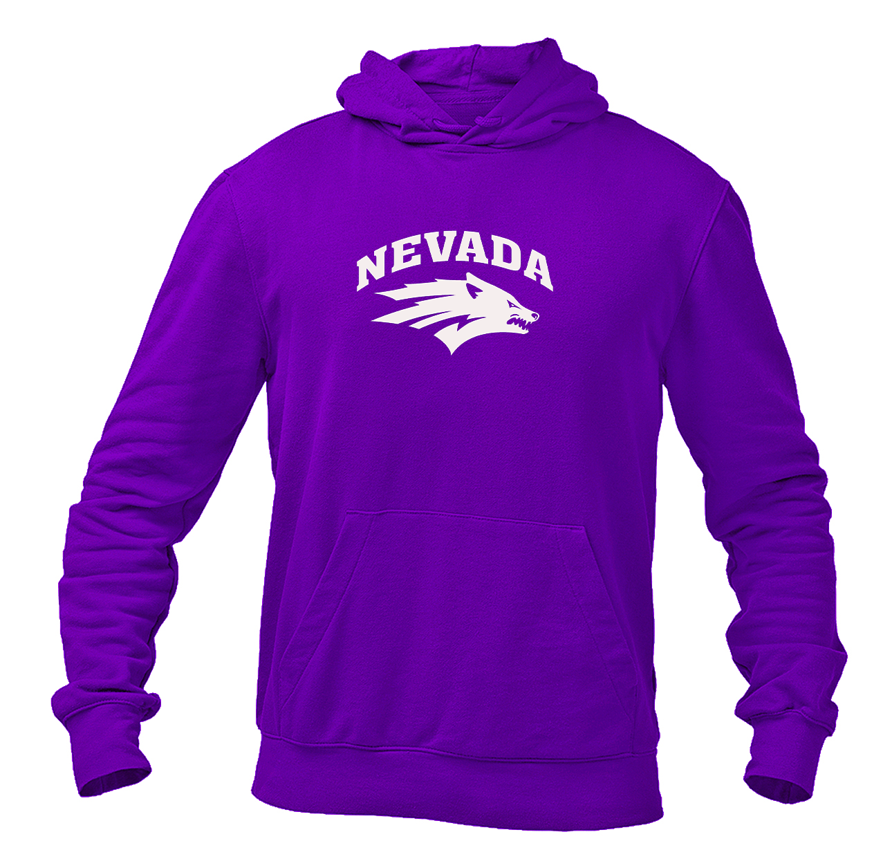 Men's Nevada Wolf Pack Logo Pullover Hoodie