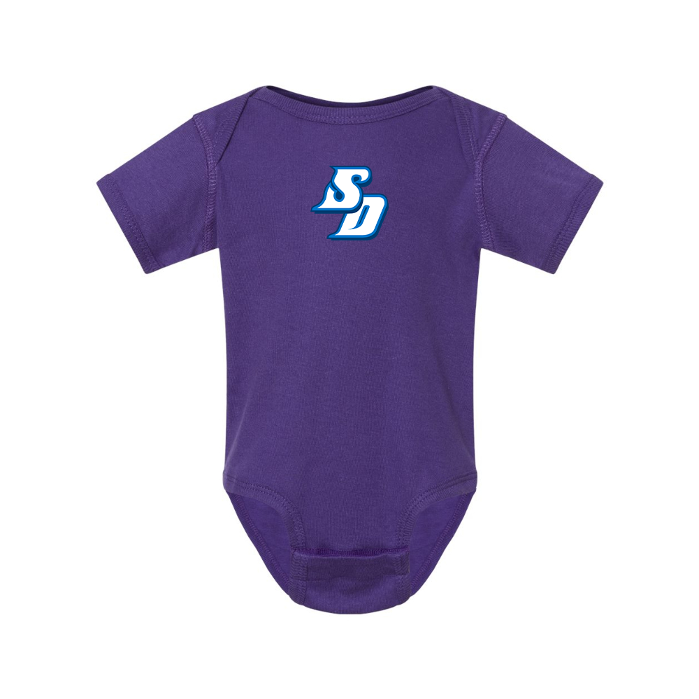 San Diego Toreros Logo Rabbit Skins Infant Baby Rib Bodysuit