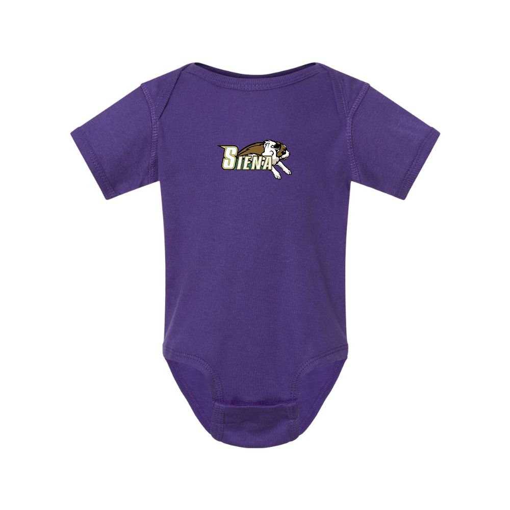 Siena Saints Logo Rabbit Skins Infant Baby Rib Bodysuit