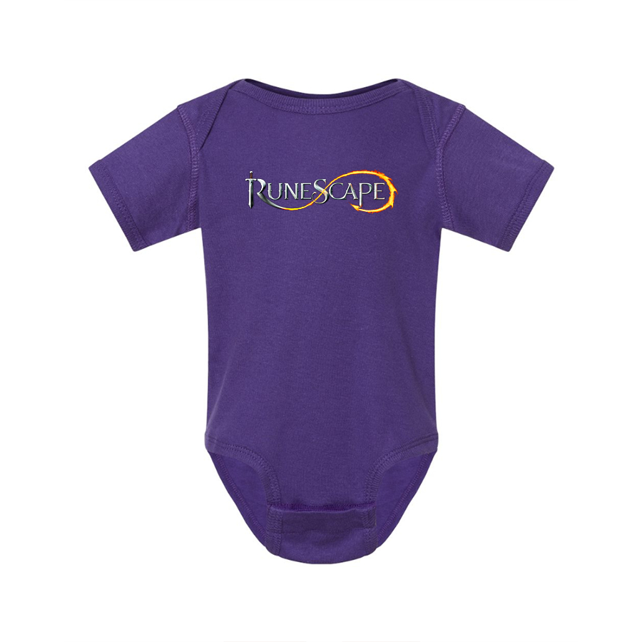 Runescape Logo Rabbit Skins Infant Baby Rib Bodysuit