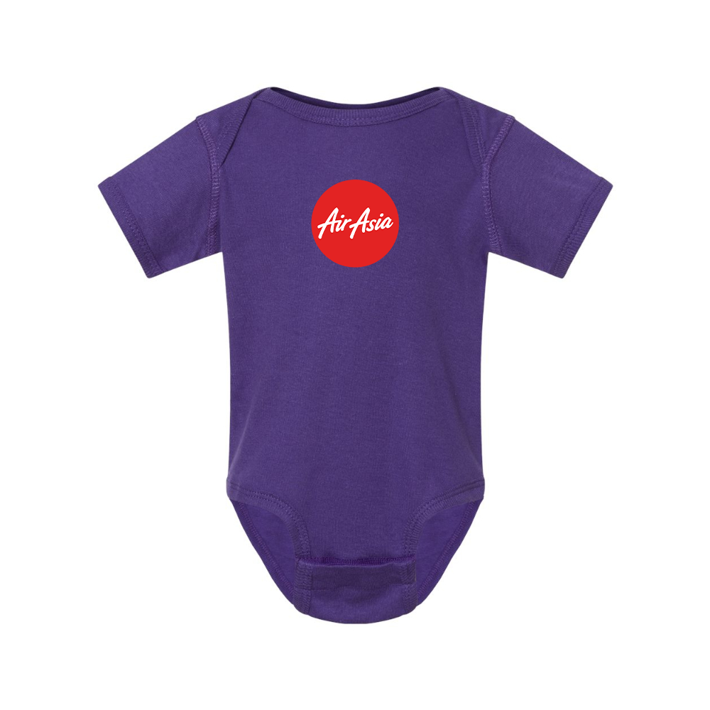 Air Asia Logo  Rabbit Skins Infant Baby Rib Bodysuit