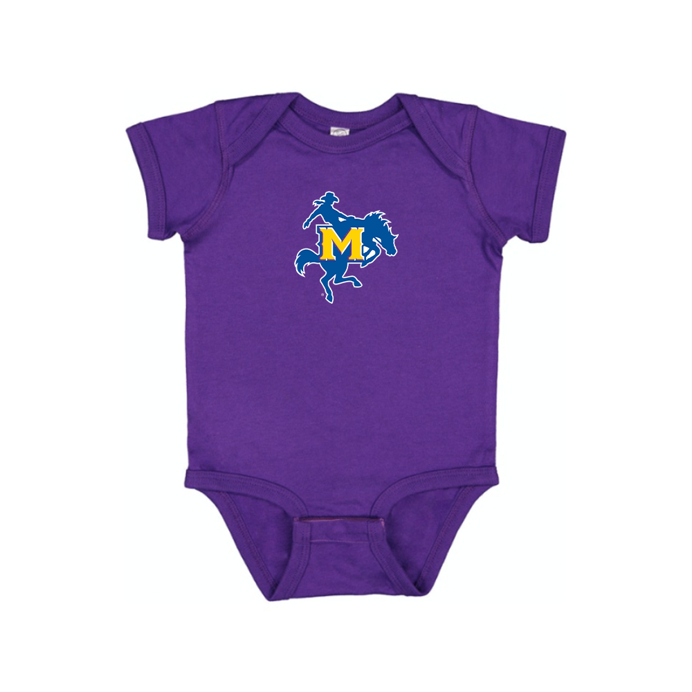 McNeese State Cowboys Logo Baby Romper Onesie