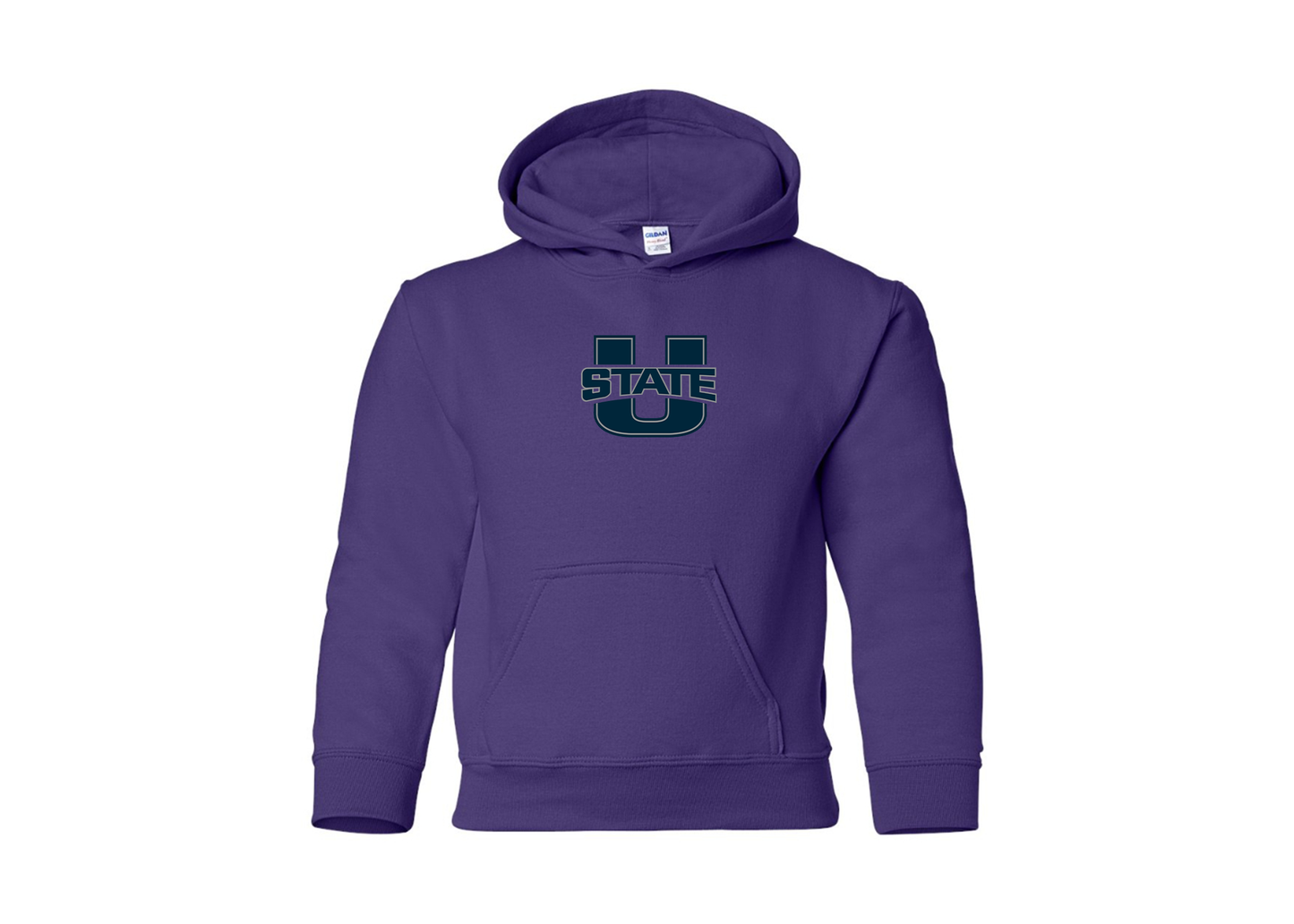 Youth Utah State Aggies Gildan Heavy Blend  Hooded Sweatshirt