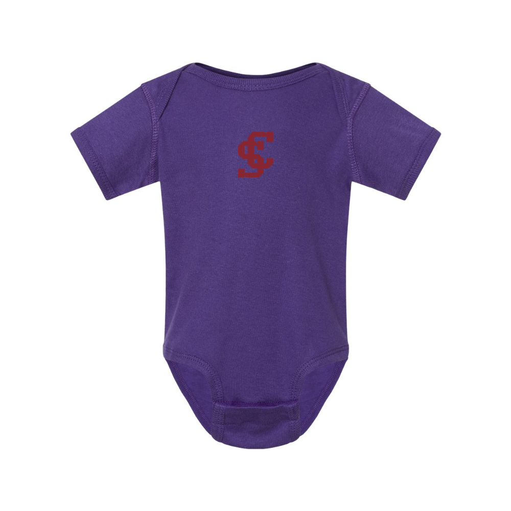 Santa Clara Broncos Logo Rabbit Skins Infant Baby Rib Bodysuit