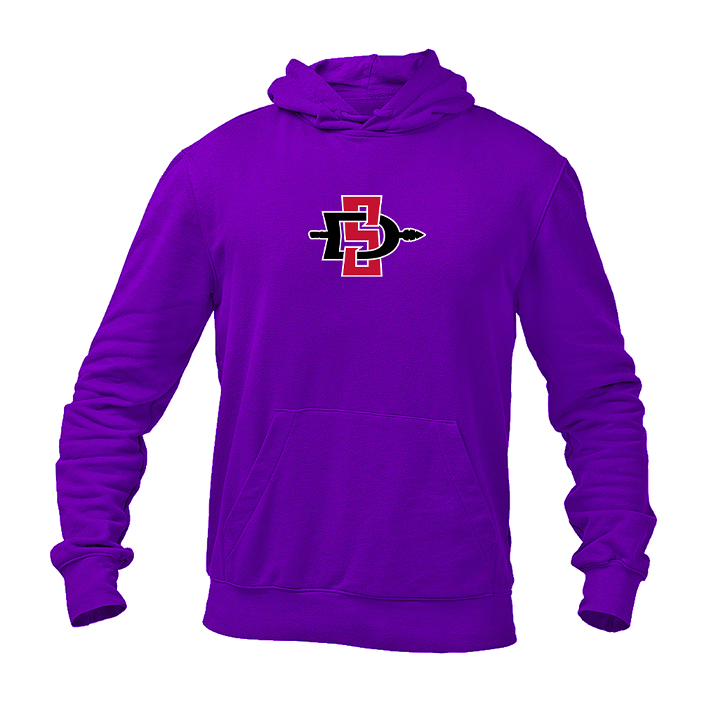 Men's San Diego State Aztecs Logo Softstyle Midweight Hooded Sweatshirt