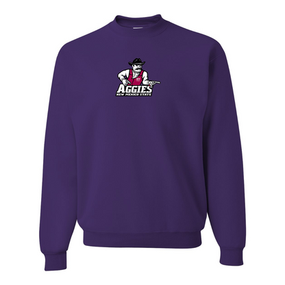 Men's Aggies New Mexico State Logo  JERZEES NuBlend Crewneck Sweatshirt