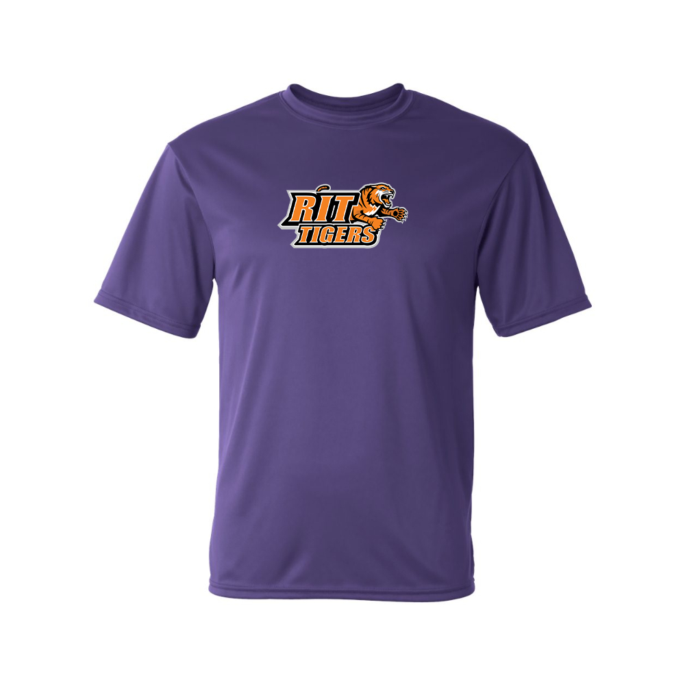 Men's RIT Tigers Logo Polyester T-Shirt