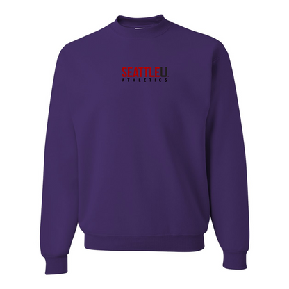 Men's Seattle Redhawks Logo JERZEES NuBlend Crewneck Sweatshirt