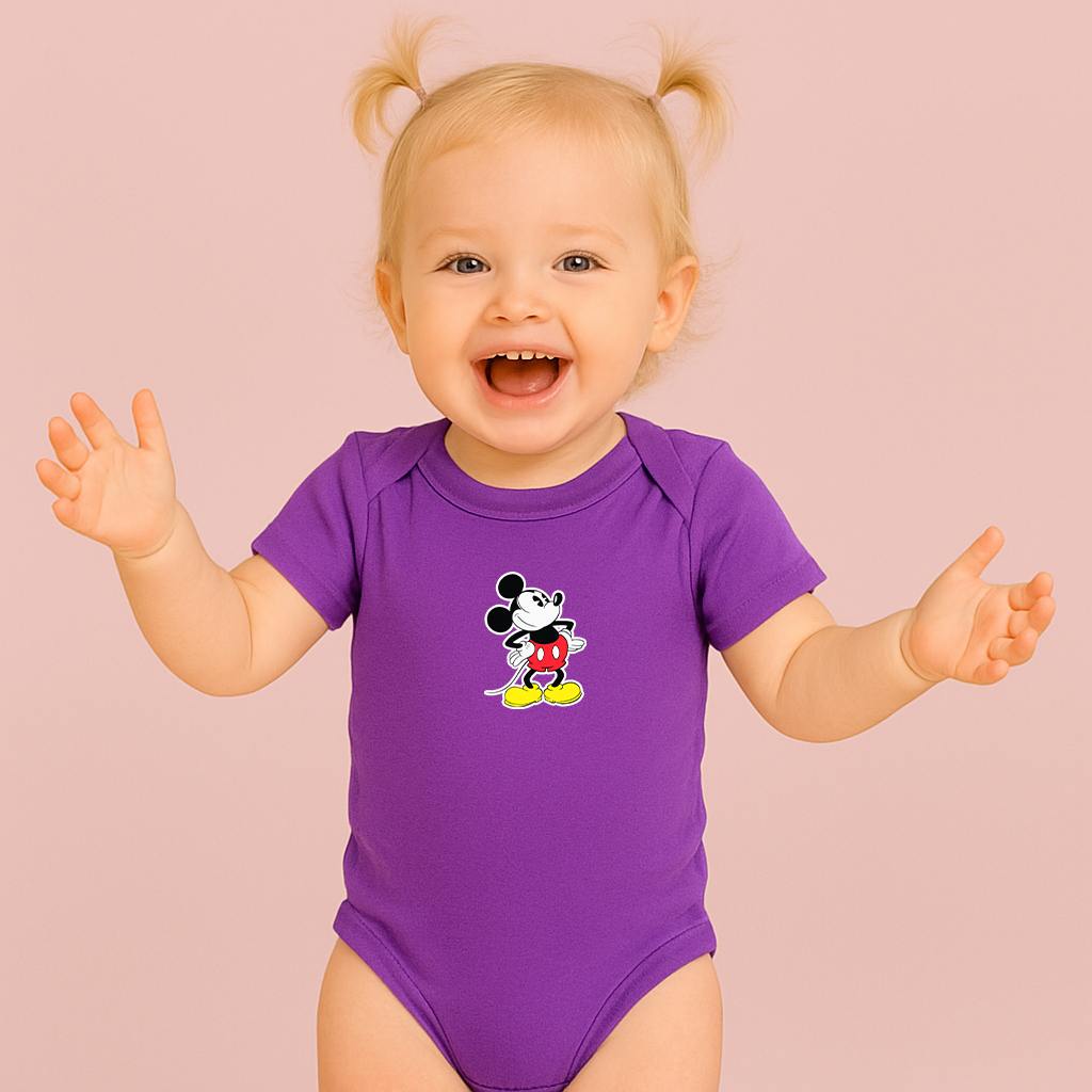 Mickey Mouse Cartoon Baby Romper Onesie