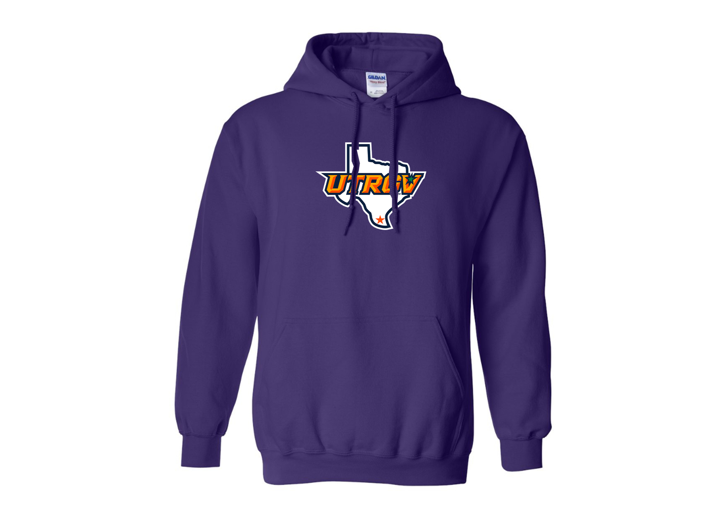 Men's UTRGV Vaqueros Gildan Heavy Blend Hooded Sweatshirt