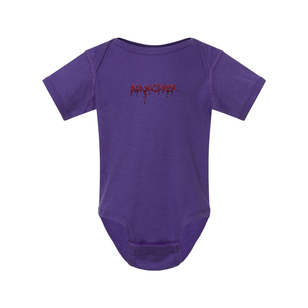 Alice Cooper Logo  Rabbit Skins Infant Baby Rib Bodysuit