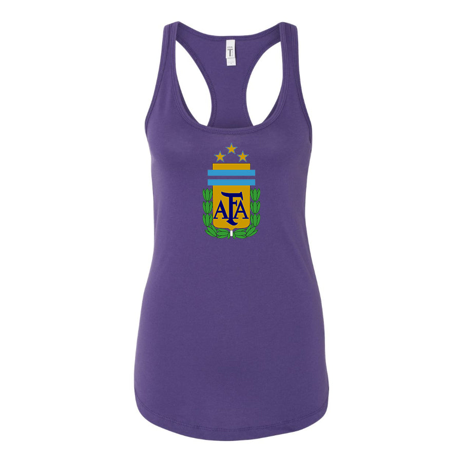 Women's Argentina National Soccer Team Racerback Tank Top