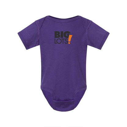Big Lots Logo Rabbit Skins Infant Baby Rib Bodysuit