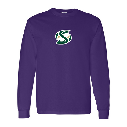 Men's Sacramento State Hornets Logo  Gildan Heavy Cotton Long Sleeve T-Shirt