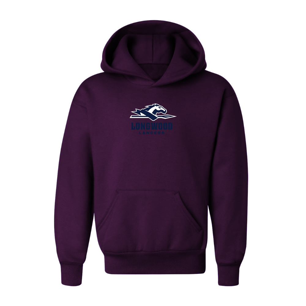 Youth Longwood Lancers Logo Pullover Hoodie