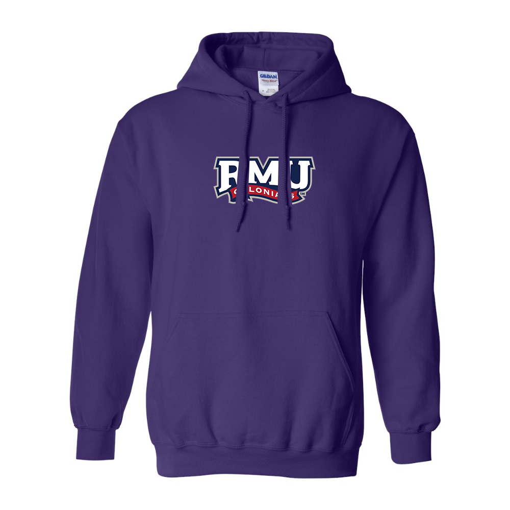 Men's Robert Morris Colonials Logo Gildan  Heavy Blend Hooded Sweatshirt