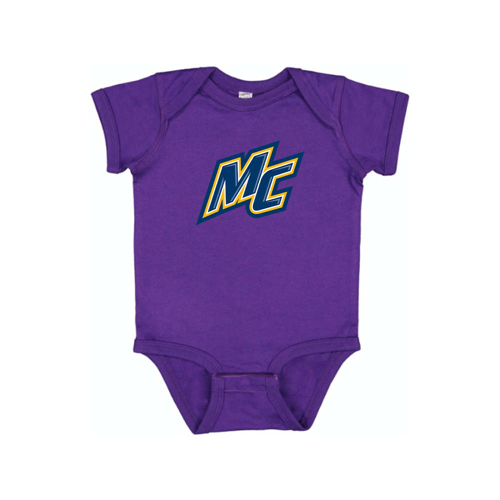 Merrimack Warriors Logo Baby Romper Onesie