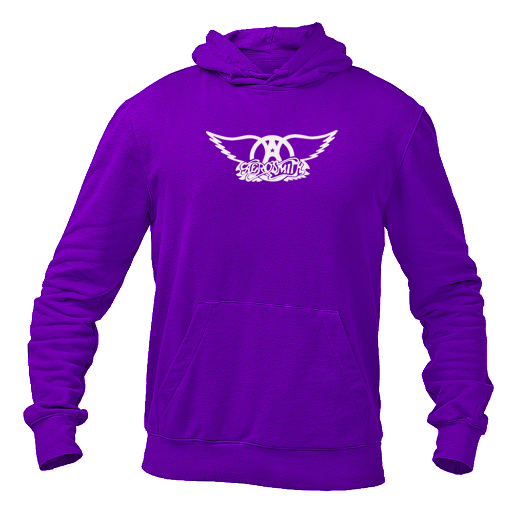 Men's Aerosmith Logo Softstyle Midweight Hooded Sweatshirt
