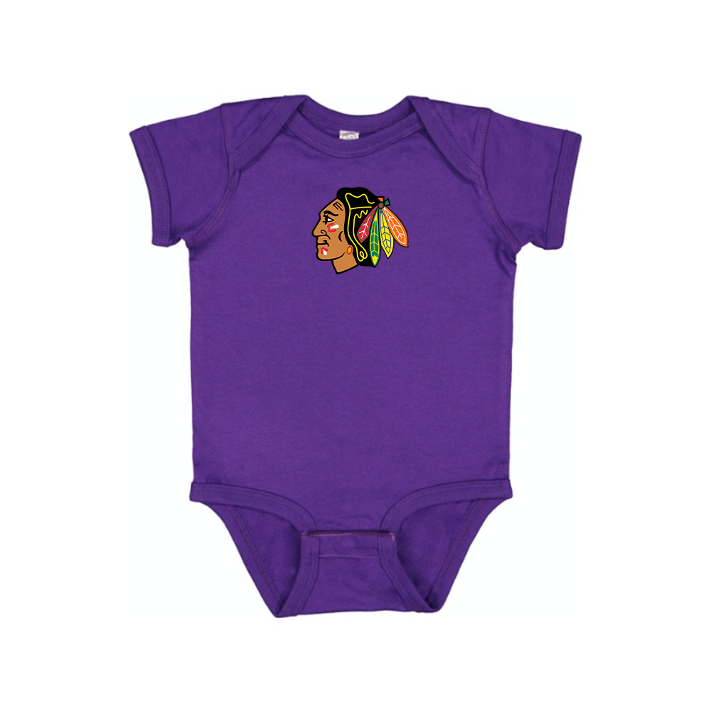 Blackhawks Logo Baby Romper Onesie