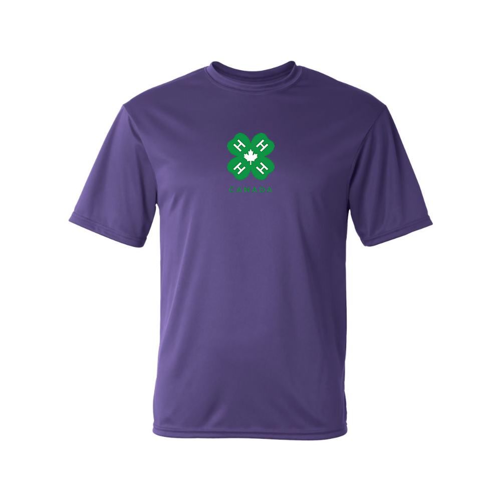 Men's 4H Canada Logo Polyester T-Shirt