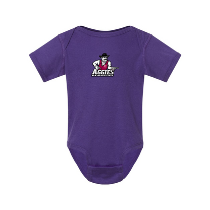 Aggies New Mexico State Logo  Rabbit Skins Infant Baby Rib Bodysuit