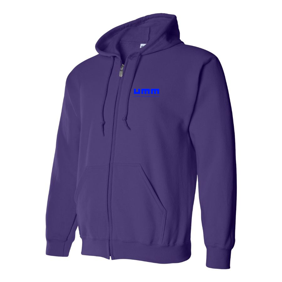 Men's UMM Logo Zipper Hoodie