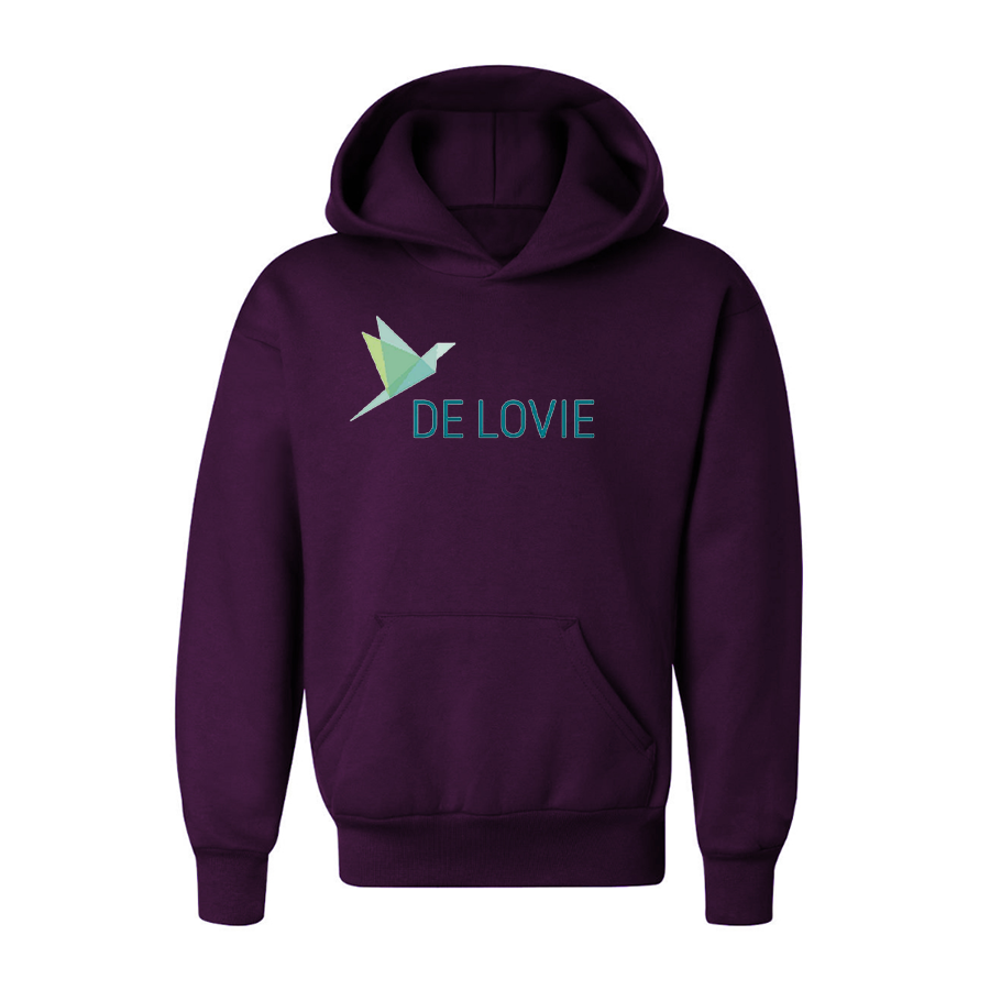 Youth De Lovie Logo Pullover Hoodie