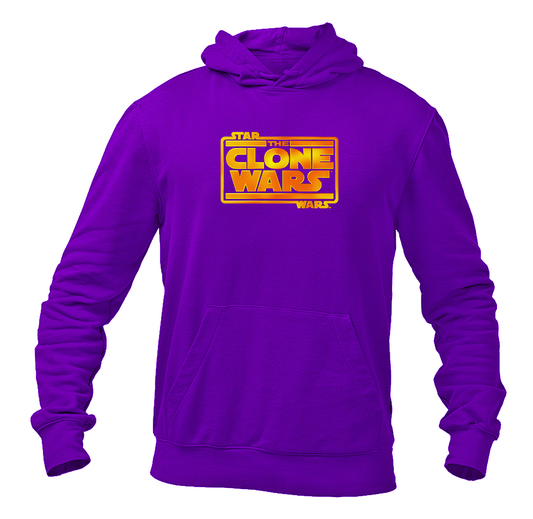 Men's The Clone wars Logo  Pullover Hoodie