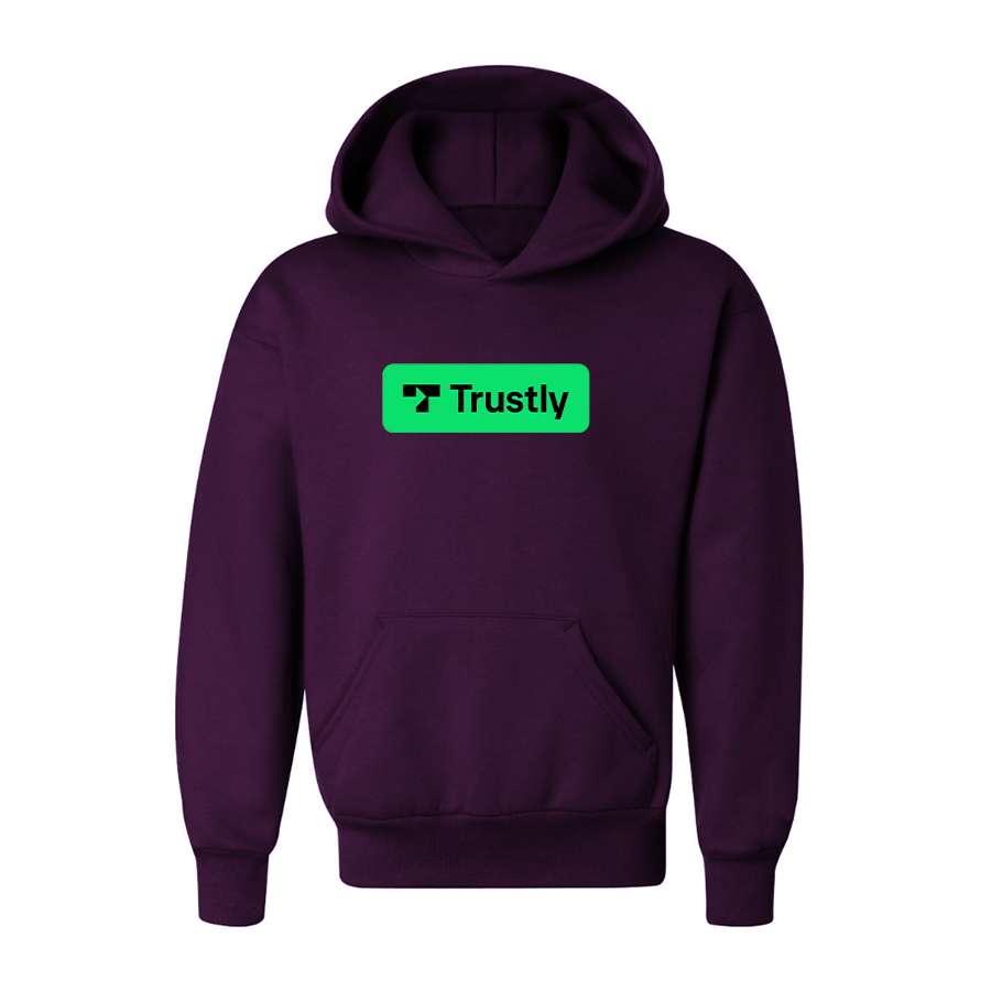 Youth Trustly Horizontal Logo Pullover Hoodie