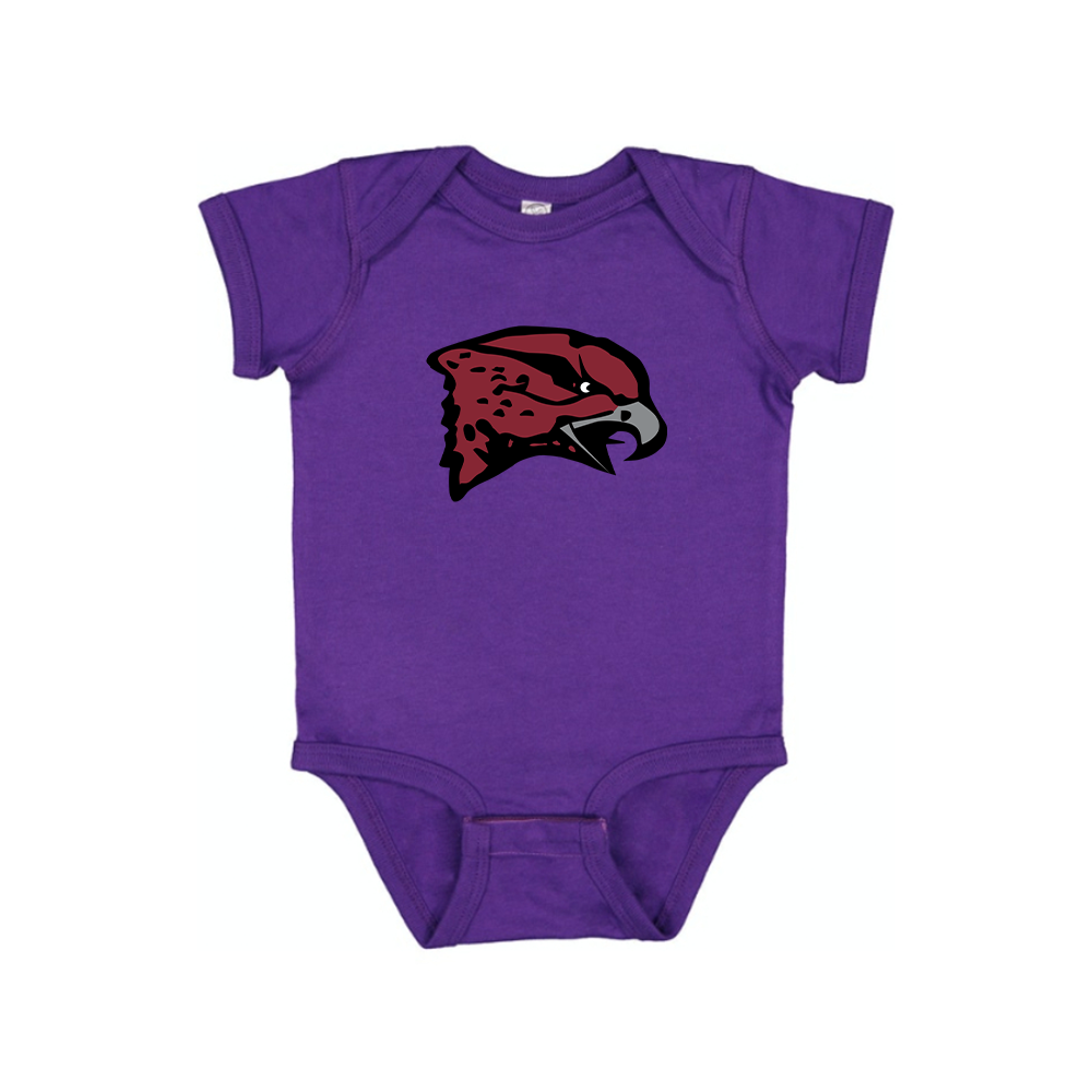 Maryland Eastern Shore Hawks Logo Baby Romper Onesie