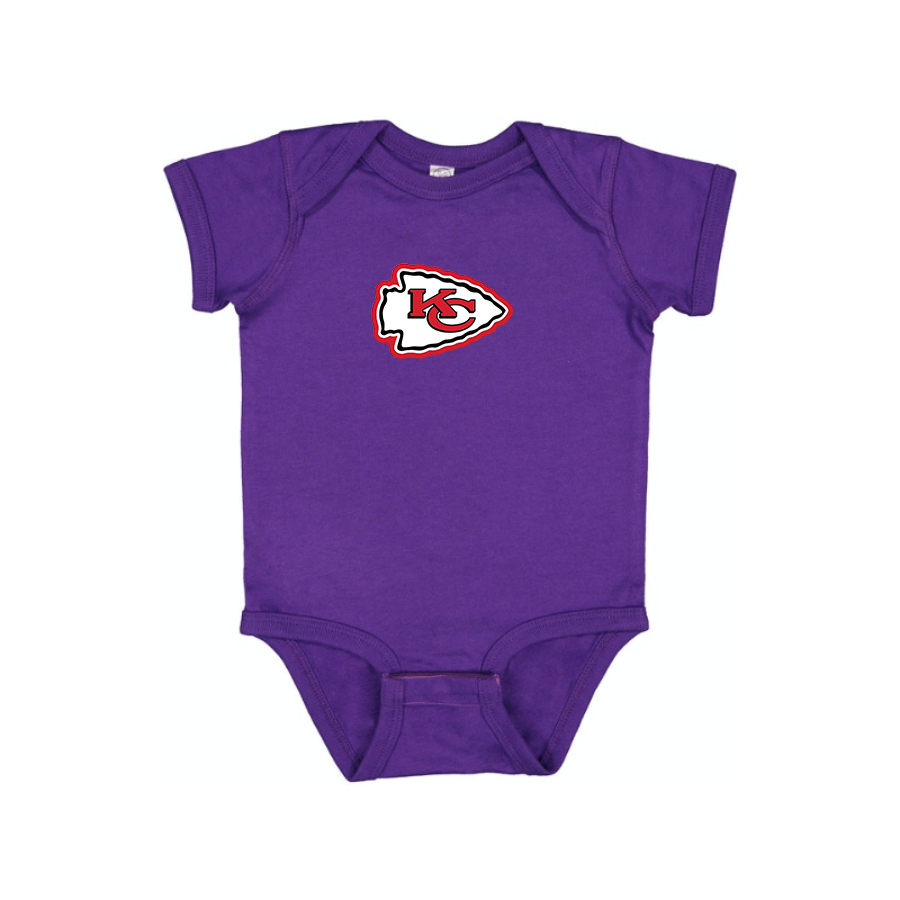KC Chiefs Logo Baby Romper Onesie