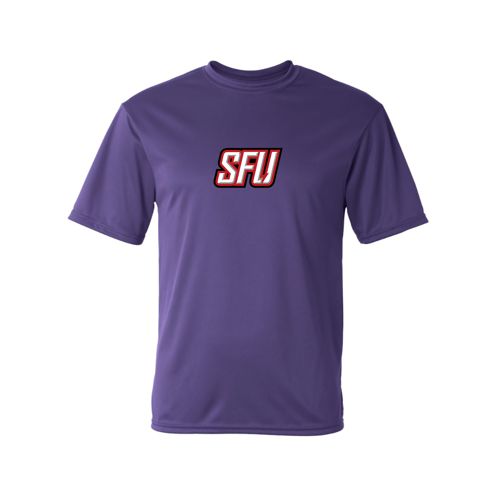 Men's Saint Francis Red Flash Logo Polyester T-Shirt