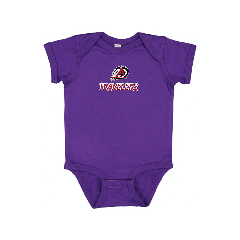 Arkansas Travelers Logo Baby Romper Onesie