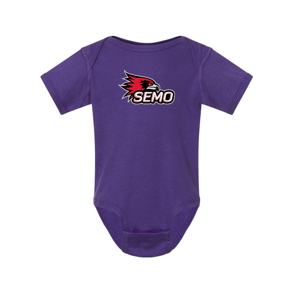 SEMO Redhawks Logo Rabbit Skins Infant Baby Rib Bodysuit