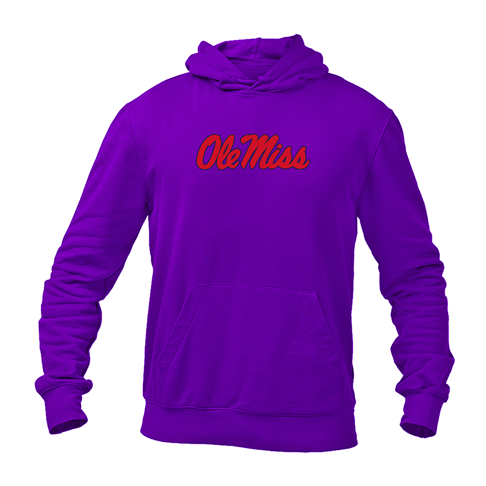 Men's Mississippi Rebels Logo Pullover Hoodie