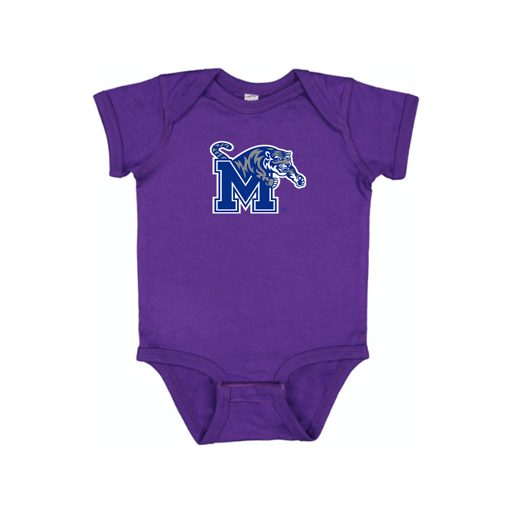 Memphis Tigers Logo Baby Romper Onesie