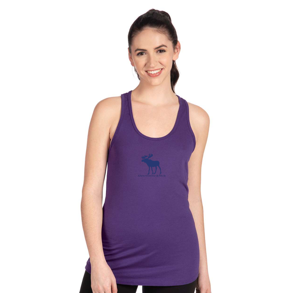 Women's Abercrombie & Fitch Moose Logo Next Level Ideal Racerback Tank