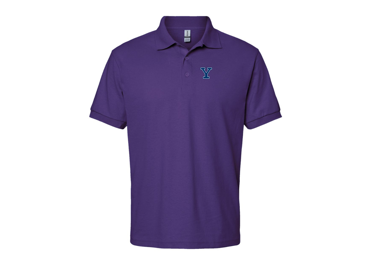 Men's Yale Bulldogs Gildan Dry Blend Jersey Polo