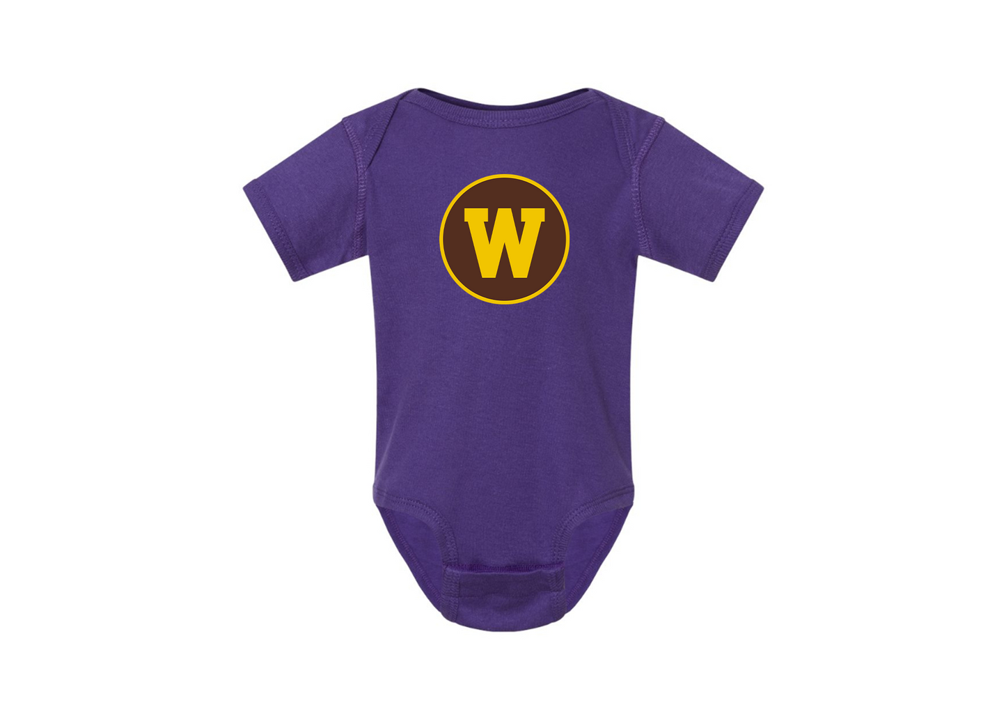 Western Michigan Broncos Rabbit Skins Infant Baby Rib Bodysuit
