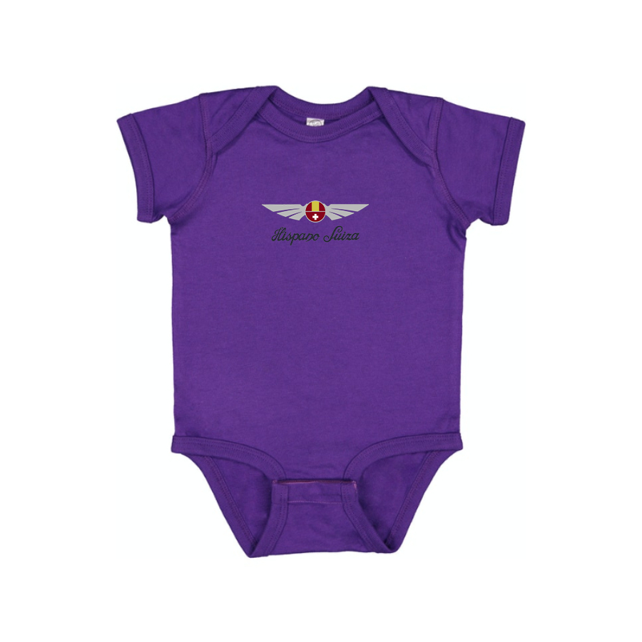 Hispano Suiza Logo Baby Romper Onesie