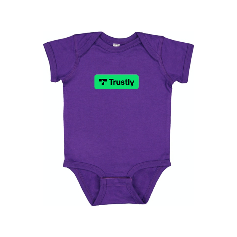 Trustly Horizontal Logo Baby Romper Onesie