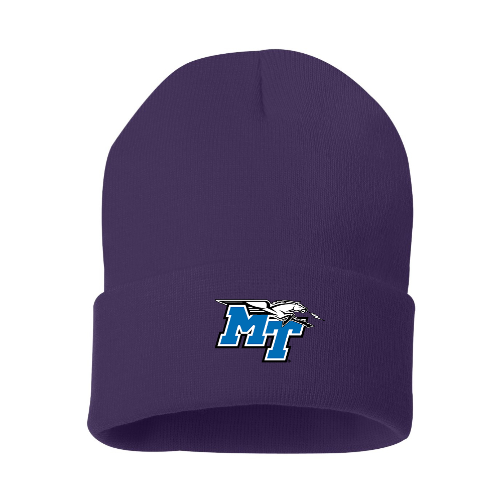 Middle Tennessee Blue Raiders Logo Beanie Hat
