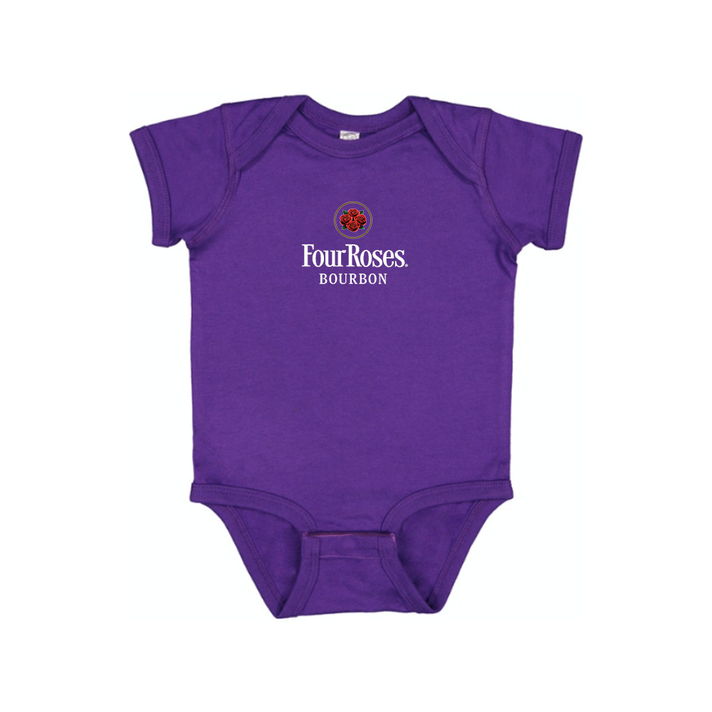 Four Roses Logo Baby Romper Onesie